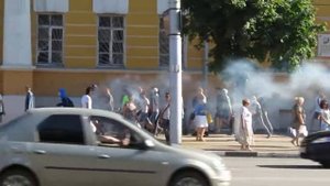 Футбольные фанаты в Рязани