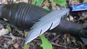 Нож из мины.
