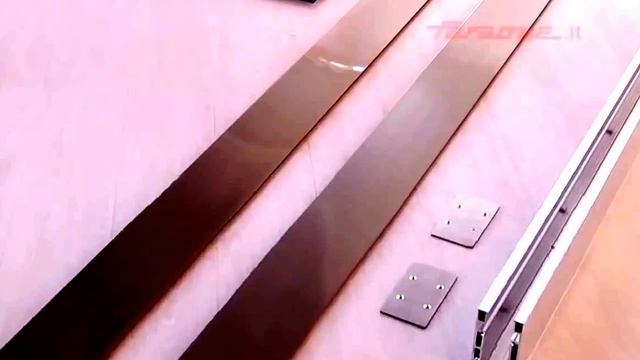 Установка стеклянного ограждения серии Ninfa (Faraone)