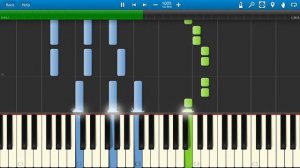 Carter Burwell – Bella`s Lullaby (OST Twilight/ Сумерки) [Piano Tutorial] Synthesia