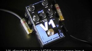 AMT Electronics: Legend amps V1. To Laney VC50 (power amp input) with Telecaster.