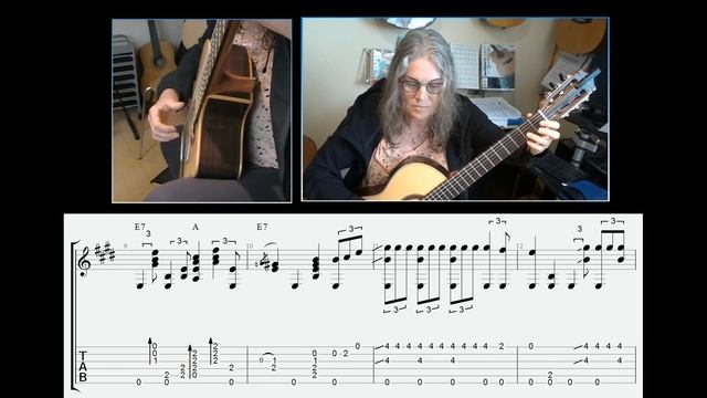 Dutch Farmer Blues with tabs, arr. Sylvia Molenberg смотреть онлайн