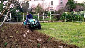 Ferrari CROMO ploughing the soil