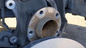 BMW F01 brake replacement front pads and rotors F01 F02