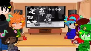 fnf and mickey react to suicide mouse fnf