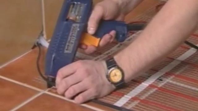 Укладка мата DEVI для обогрева полов смотреть онлайн