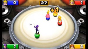 Mario Party Island Tour - 4 Player Minigames- Peach Vs Wario Waluigi Daisy All Funny Mini Game