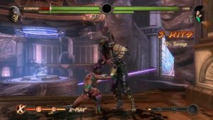 Mortal Kombat 9 - Expert Tag Ladder (Scorpion & Mileena/3 Rounds/No Losses)