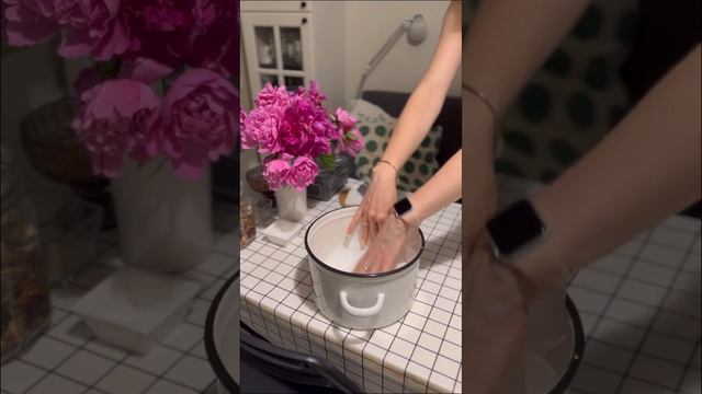 Как помыть листья салата #зеленыйсалат #зелень #рецепт