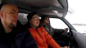 Тестдрайв УАЗ Профи Прорабом (трое упитышей в кабине Профи)