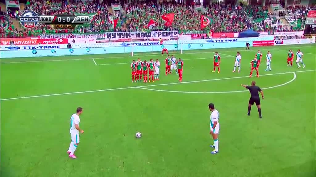Локомотив - Зенит, Кержаков, Опасный момент