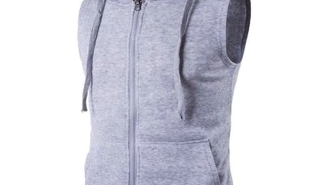 Модная мужская толстовка(жилетка) без рукавов! смотреть онлайн