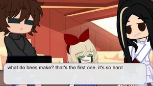 "What do bees make?" meme||Chris X Cassidy/Evan X Cassidy🤧✨||FNaF||Past AU||