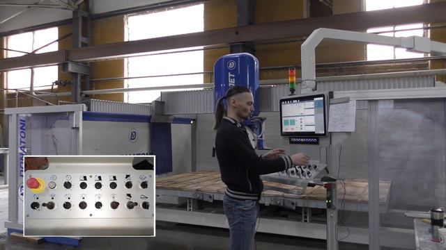 Обзор станка по камню Donatoni JET 625 - Часть 1 смотреть онлайн