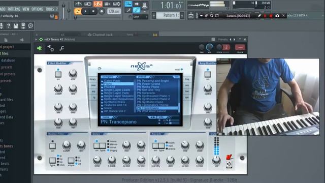 #Trance piano on NEXUS 2 and YAMAHA PSR E 233[SOLO] смотреть онлайн