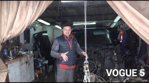 Пробуем ставить и заводить мотор за 50.000 р.  Range Rover. VOGUE 5.