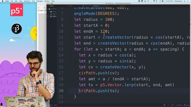 Coding Challenge #81.1: Circle Morphing - Part 1