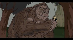 KING KONG VS SKULLCRAWLER 1933   COLOR REMAKE KAIJU MOMENTS