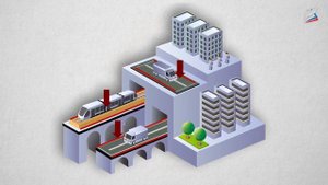 Композиция объектов в архитектурном макете
