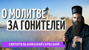 Молитесь за обижающих вас и гонящих вас - Святитель Николай Сербский