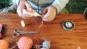 Муха на хариуса без всякого инструмента. Рыбалка Вам обеспечена!