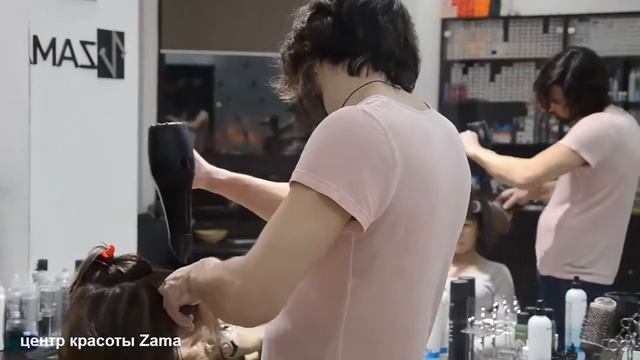 Сложное окрашивание на каре - процесс колористики
