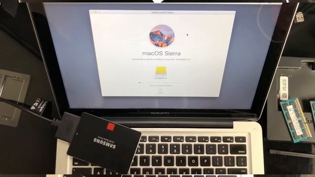 MaACBOOK PRO 2013-2009 UPGRADE Fast SSD and RAM Installation смотреть онлайн