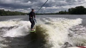1ч Вейксерфинг Как научиться кататься, Личный опыт 1 Часть вейксерф wakesurfing wakesurfer