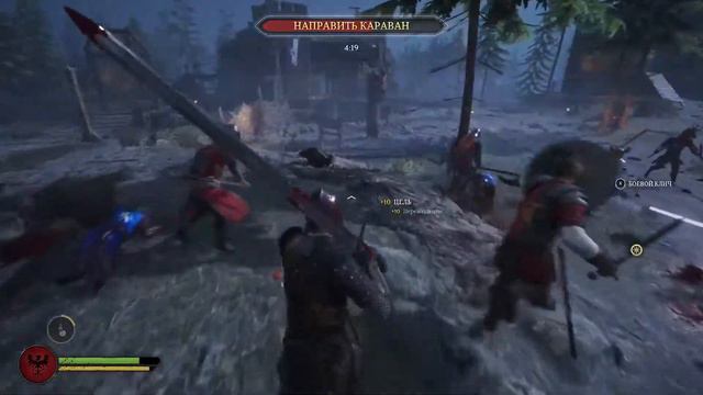 Штурм замка рыцарями через лес в Chivalry 2