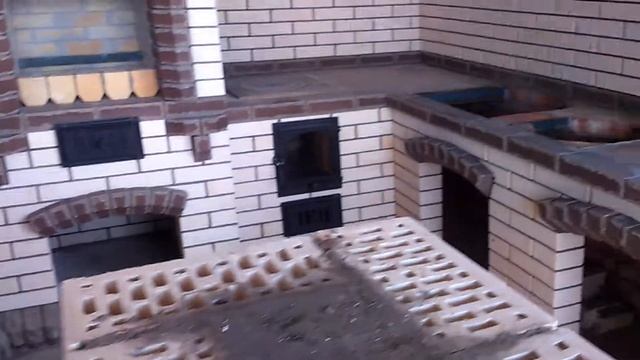 Дачный комплекс. Русская печь. Мангал. Варочная печь. Газовая плита. Умывальник. смотреть онлайн