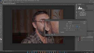 Рисунок в стиле мелких мазков кисти в Фотошопе 22г