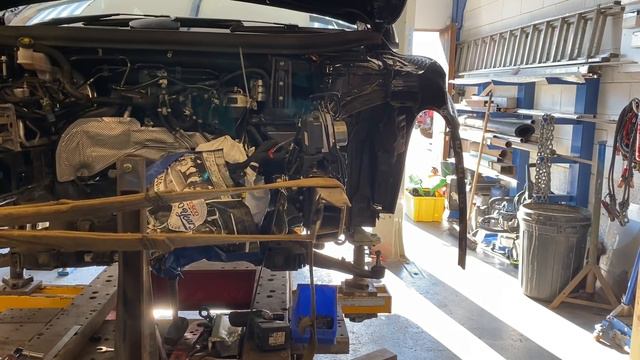 Mercedes GLA AMG Damaged Front Chassis Crash Repair PT 3 смотреть онлайн