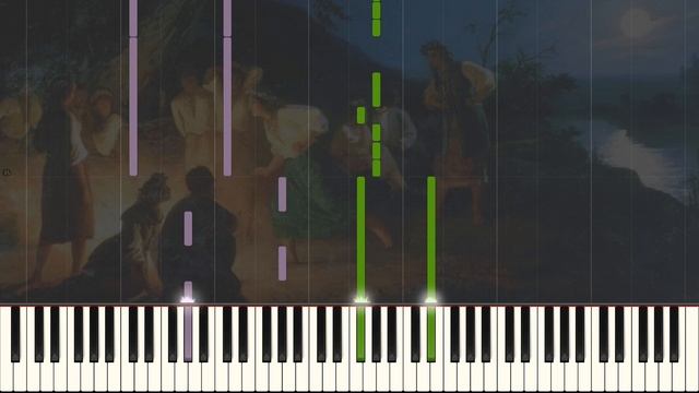 Широка река (как играть, piano cover) смотреть онлайн