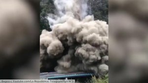 Мощный оползень сошел на юго-востоке Франции