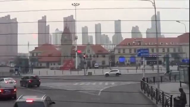 Qingdao major city in eastern Shandong Province - Driving by a Wedding