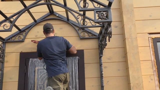 Всё, что хотите из металла. Дом из клеёного бруса. Сборка без сварки. смотреть онлайн