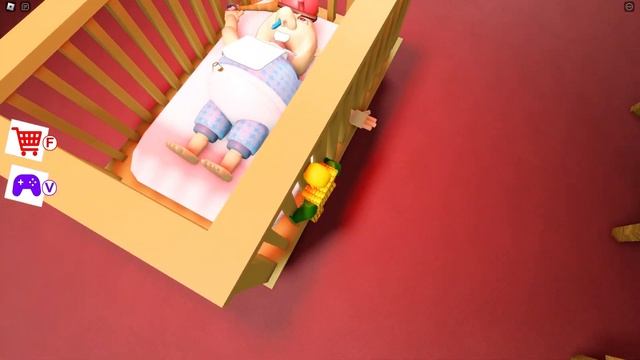 CORNY WAS SWALLOWED BY BABY BOBBY! | Roblox Baby Bobby's Daycare смотреть онлайн