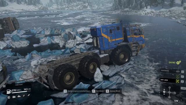 Azov 42-20 Antarctic - The King Of Ice | Rescuing Ice Stucks | Snowrunner 2020