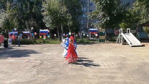 Танец Флаг России