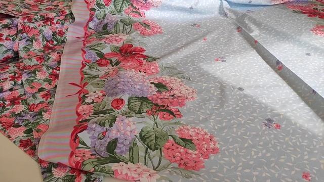 Рогожка Премиум "Розово-сиреневые садовые цветы" ширина 1.5м, хлопок-100%, 200гр/м.кв Россия смотреть онлайн