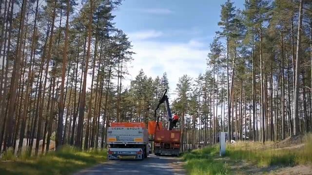 Разгрузка газобетона по современному. смотреть онлайн