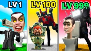 ЭВОЛЮЦИЯ КАМЕРАМЕНА до ТИТАН КАМЕРАМЕНА ПРОТИВ СКИБИДИ ТУАЛЕТОВ! В ROBLOX Toilets World War