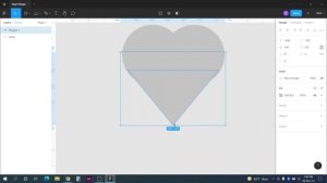 Create a Heart Shape | Union and Bend Tool | ফিগ্মাতে হার্ট কিভাবে বানানো যায়| Figma Bangla Tutoria