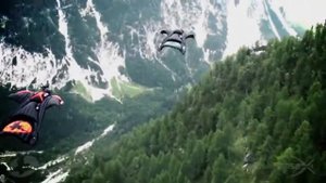 Самый опасный вид спорта! Вингсьюит бейс джампинг !