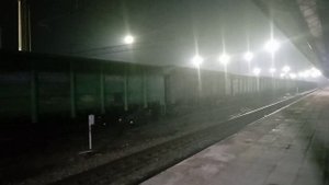 Тепловоз ТЭЗЗА-0083 С Грузовым Вагонами Полувагон Станция Алматы-1ЖД вокзал Хроника-КТЖ.