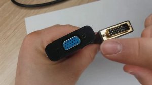 Переходник DVI D на VGA
