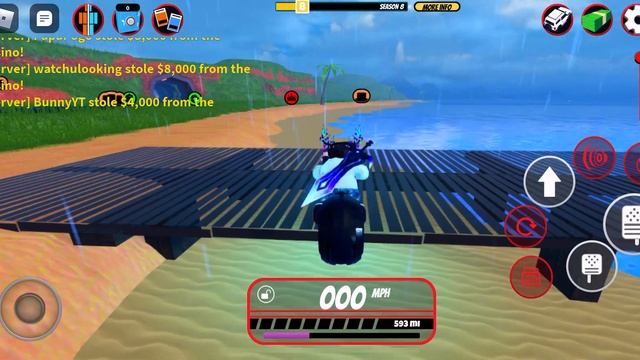 Roblox Jailbreak Volt Bike Flying glitch смотреть онлайн