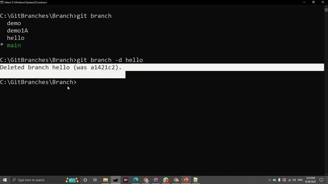 Git branching | Tamil | Branch | Branch creation | Basic branch commands | Push, pull , delete |