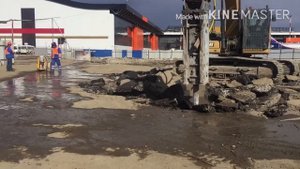 Как отрезать и долбить асфальт