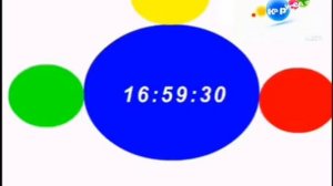 часы телеканала Карусель с анимированнованным логотипом